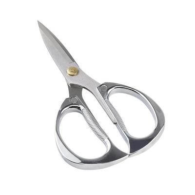 China Eco-friendly Silver Color Tailor Scissors Sewing Scissors Household Fabric Scissors For Cutting Fabric Leather for sale