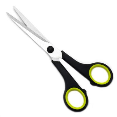 China Eco-friendly Yangjiang Scissors 6 Inch Student Scissors Office Scissors PP+TPR Handle for sale