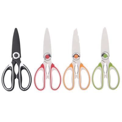 China Eco-friendly Kitchen Scissors Stainless Steel Kitchen Shears Heavy Duty Chicken Scissors Poultry Scissors for sale