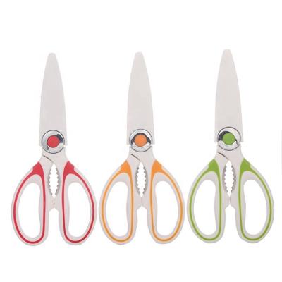 China Heavy Duty Kitchen Home Scissors Kitchen Shears Chicken Scissors for Cutting Food Nut Cookie Bottle Opener for sale