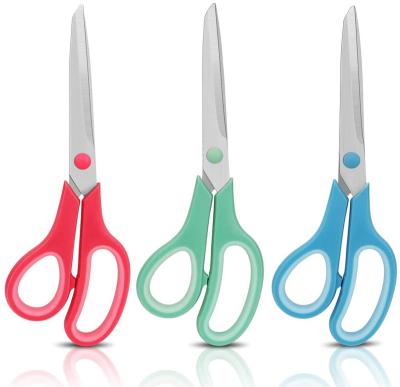 China 8 Inch Scissors Office Shears Sturdy Sharp Student Scissors Eco-friendly Universal Office Scissors For School Household for sale