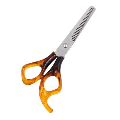 China Amber Handle Scissors Room Household Barber Scissors For Cutting Hair Eco-friendly Paper Transparent Hair Scissors Handle for sale