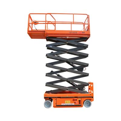 China Building Construction Scissor Lift Platform Hydraulic Ladder Scissor Video Technical Support for sale