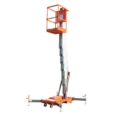 China Hot Sale Guaranteed Quality Aluminum Alloy Mobile Single Mast Woking Electric Vertical Lift Platform for sale