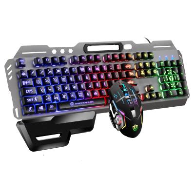 China Waterproof Anti-ghosting Keyboard 104Keys RGB Backlight Wired Cyan Mechanical Multimedia Button Axis Gaming Keyboard for sale