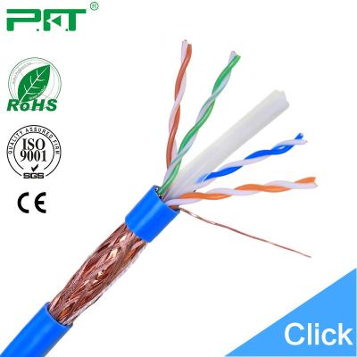 China RS485 networking cable! Wholesale price of SFTP Cat6 1000ft 4 pairs made in China for sale