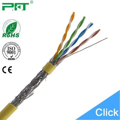 China Netwoking CU/CCA/CCS/CCC double conductor cat5e shielded twisted pair cable for sale