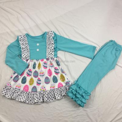 China Spring 2017 Wholesale Girls Easter Clothing Sets Eco-friendly Children's Clothing Boutique Bulk Outfits for sale