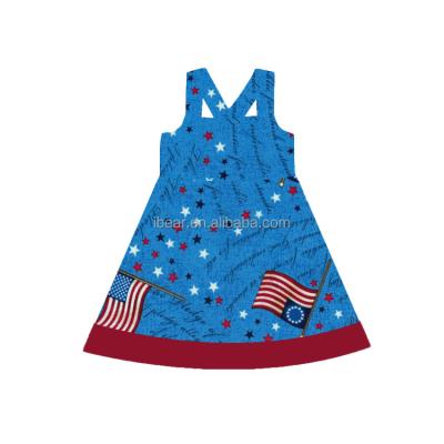 China Breathable Indian Girls Babyless Dress 4th of July Bohemian Clothing for sale