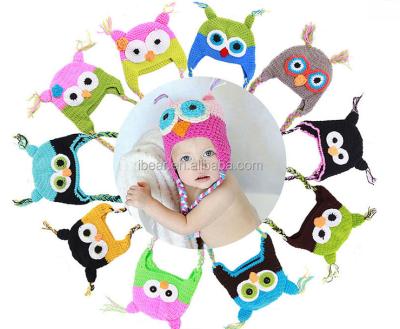 China High Quality Custom Crochet Toddler Beanie Hat Owl Beanie Hat Fashion Baby Cute Infant Hot Selling COMMON Hat New For Sale for sale