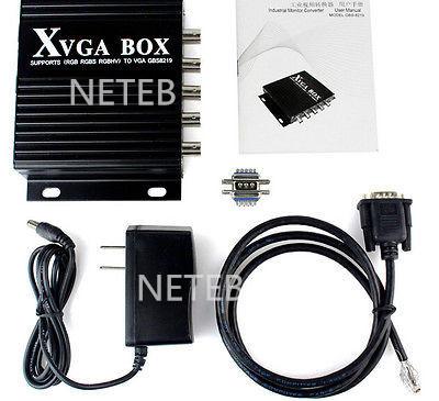 China EGA/CGA/MDA/YUV to VGA Industrial XVGA Box Converter Unit for sale