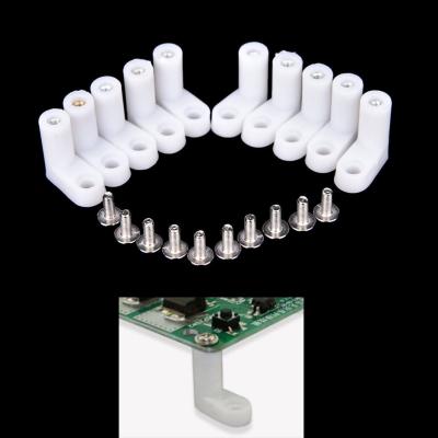 China Fixed plastic PCB mounting feet 20mm L type feet with Screws for sale