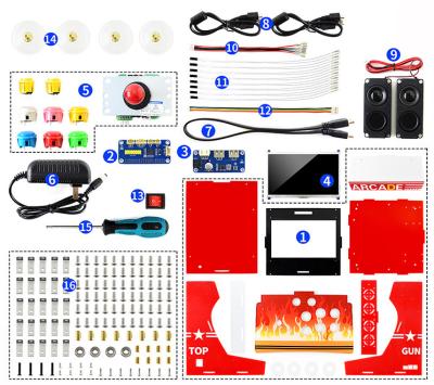 China Arcade Arcylic Flat Pack Kit For Raspberry pie-10.1-Inch IPS screen for sale