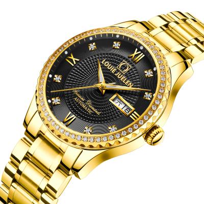 China Wristband mechanical watch Stainless Steel Strap casual watches Men's Mechanical Watch for sale