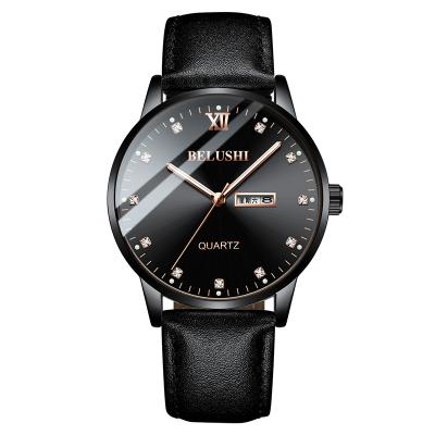 China Regards RJ-Q545 Watch Mineral Tempered Glass Men's Sports Quartz Watch Black Simple Quartz Watch for sale