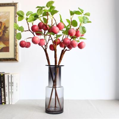 China Foam 2021 Fashion New Hot Sale Artificial Fruit Branches Apple For Wedding Decor for sale