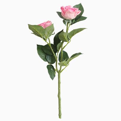 China Wedding& Home& Desktop decoration flower plants 202 1Pu rose feeling lover rose home decoration wedding products SHYAF mw59992 for sale