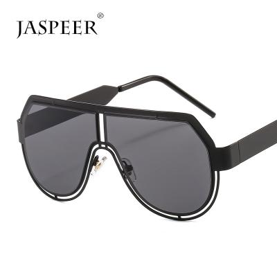 China 2019 Guvivi Fashion Sun Glasses Women Metal Frame Sunglasses Big Frame Sunglasses for sale