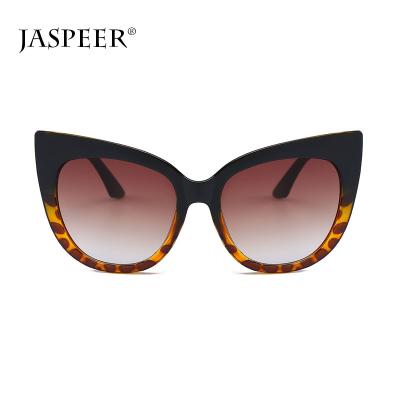 China Cheap Wholesale Fashion Sunglasses Guvivi Frame Eye Sun Glass Large For Women Retro Cat Eye Sunglasses for sale