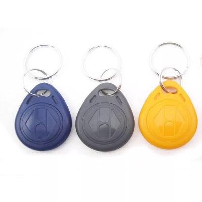 China EM4305 T5577 Waterproof ABS Rewritable RFID Waterproof Durable SI Key ID Chain For Access Control for sale