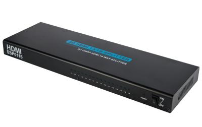 China High Signal Multi Port 16 Way HDMI Splitter 1 In 16 Out 3D 1080P for sale