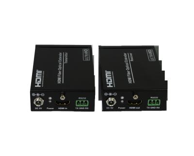 China Prolongamento da fibra óptica de HDMI com apoio HDMI1.4/HDCP1.3 do receptor do transmissor à venda