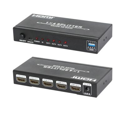 China 3D 1.4 HDMI Signal Splitter 1 x 4 , 1 In 4 Out HDMI Splitter for HDTV / STB / DVD for sale