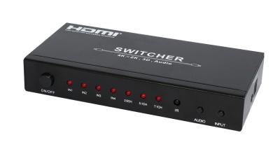 China HDMI Switch Box With Audio Out , HDMI 1.4 Switcher Support Multiplexed HDMI 4 Input for sale