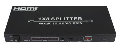 China 8 Port HDMI Signal Splitter , 1 X 8 HDMI Splitter Distributor Full HD 1080P for sale