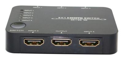 China HDMI 1.4 Schakelaar Volledige HD 1080P, 5 Havenhdmi Schakelaar met Ver voor de Speler van TV DVD Te koop