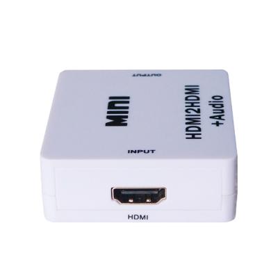 China Mini HDMI to HDMI Switch Box With Audio Extractor Support 3D Video for sale