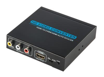 China HDMI to CVBS / HDMI Converter With Auto Scaler for TV VCR DVD Recorder for sale