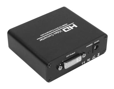 China High Definition VGA Video Converter , HDMI to DVI Converter with Coaxial Audio for sale