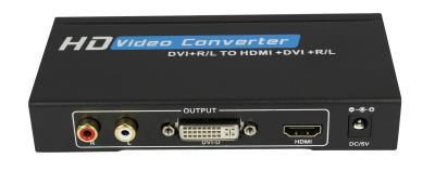 Κίνα Dvi-δ στο μετατροπέα HDMI, τηλεοπτική υποστήριξη DVI μετατροπέων VGA HD/ακουστική παραγωγή εισαγωγής HDMI προς πώληση