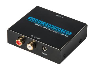 China HD Digital Audio Converter Box , Digital To Analog Converter With 3.5mm Audio for sale