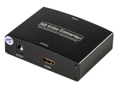 China Convertidor video de VGA de la caja metálica, VGA al convertidor de Hdmi con R/L audio en venta