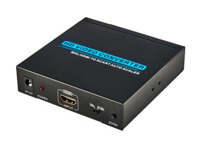 중국 SCART 변환기, LED 지시자를 가진 HD 영상 계량인에 MHL/HDMI 판매용