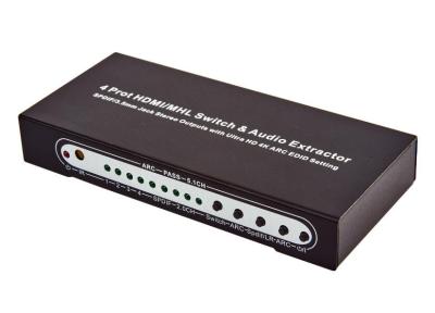 China Full HD Hdmi Arc Audio Extractor With 4 Port Hdmi Switch Support 3D / 4K X 2K for sale