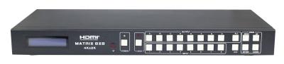 China 1080p Full HD HDMI 8 X 8 Matrix Switcher With IR Matrix / Coaxial Output for Home Theater for sale