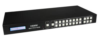 China agulheiro da matriz de 8X8 HDMI, interruptor da matriz HDMI com saídas simultâneas do CAT/HDMI à venda