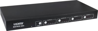 China 4K X 2K HDMI 4 X4 Matrix , Seamless Matrix Switcher Mixed Inputs Compliant HDMI1.3 for sale