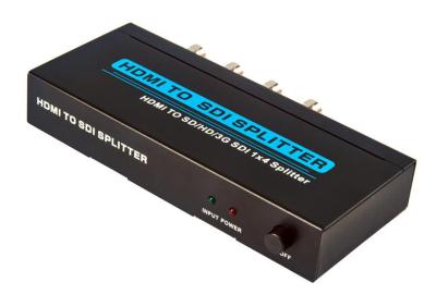 China HDMI AAN SDI Splitser, van 3D de Hoge Resolutie 1080P Splitsers 1 x 4 Steun van Hdmi Te koop