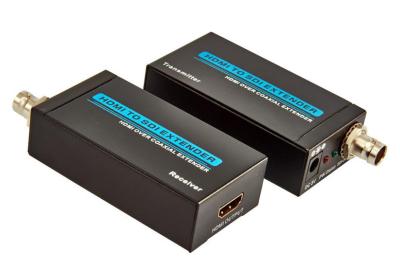 China HDMI To HD SDI Extender Over Coaxial Cable With Power Supply Adaptor for sale