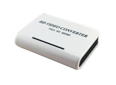 China Convertidor video blanco VGA de HD al conversor HDMI con PC del audio, de la ayuda y la TV en venta