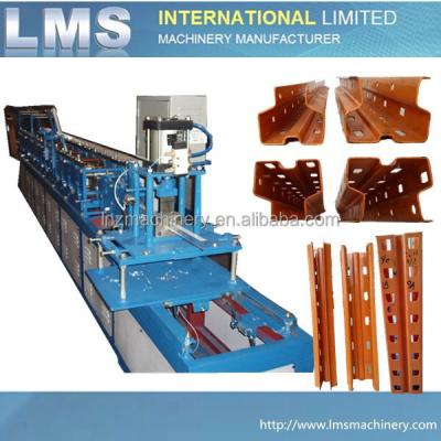 Κίνα Hot Rolled Carbon Steel LMS Warehouse Storage Rack Hot Roll Punching Straight Roll Forming Machine προς πώληση