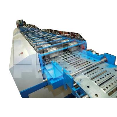 China Factory LMS Cable Tray Punching High Speed ​​Perforating Scaffold Walk Board Roll Forming Machine for sale