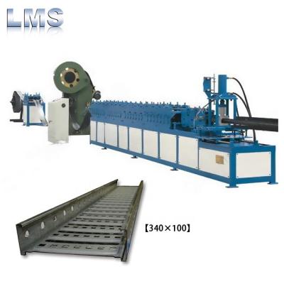 China Building Material Stores LMS Cable Tray Roll Forming Production Line Automatic Cable Tray Making Machine en venta