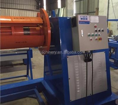 Cina Galvanized sheet LMS manual and hydraulic decoiler 10 tons steel uncoiler machine in vendita