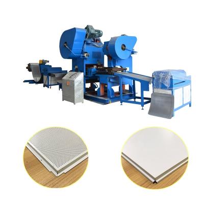 China Building Material Shops Aluminum LMS Ceiling Panel Machine With Perforation Full Auto Line for sale