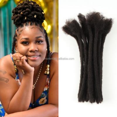 China 100% Handmade Afro Wave Crochet Hair Dreadlocks Extensions Hair Locs Extensions Orientdreads curly X-small size 0.4cm for sale